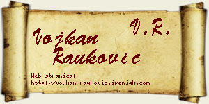 Vojkan Rauković vizit kartica